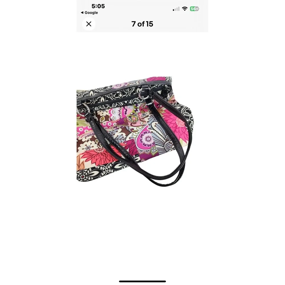 VERA‎ BRADLEY Medley Tote  Cotton Patchwork Limited Edition Rare Granny Chic